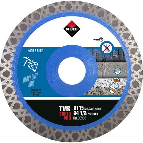 Disco diamantato materiali edili turbo tvr 115 superpro (1/8)
