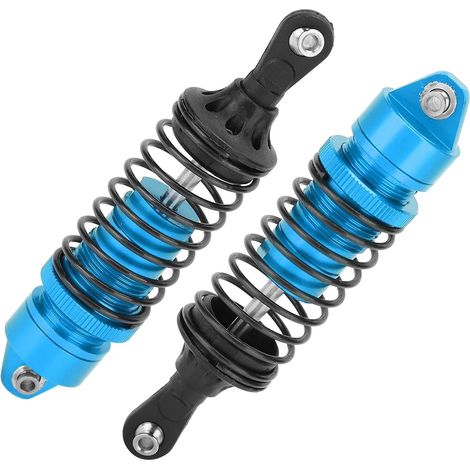 Amortisseurs Métalliques 2 Pièces 100mm pour Voitures SLASH 2WD RC-et Pièces de Mise à Niveau Flexibles en Bleu (BLUE) (1/5)