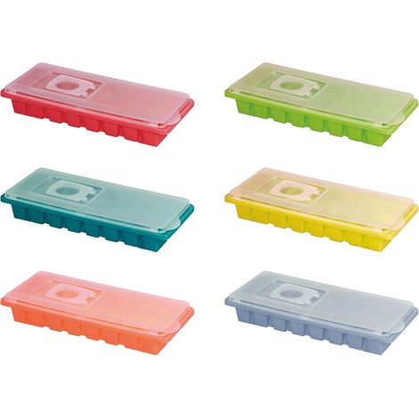 FORMA GHIACCIO CON COPERCHIO 6 COLORI ASSORTITI (1/5)