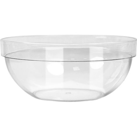 Bol ovale en plastique de 80 oz pour fêtes et mariages - Différentes couleurs (transparent) (1/5)