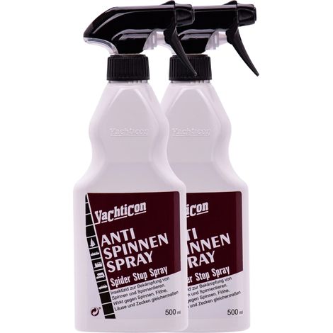 Spray anti ragno, repellente ragni, 2 x 500 ml = 1 Litro