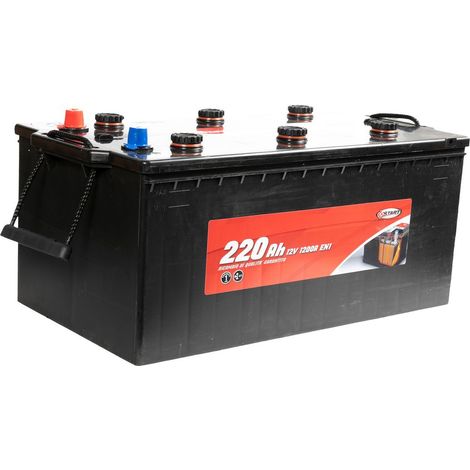 Batteria per autocarro 225Ah 12V 1050A polo positivo sinistro