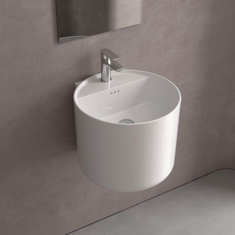 Salgar Waschbecken MONOLITH ROUND GLANZ-WEISS Ø 450 x 380 mm (1/5)