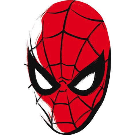 Sticker Mural Géant - la tête de spider - man - 125 x 125 cm