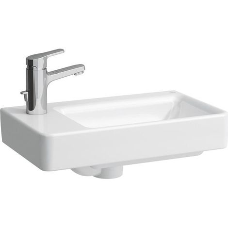 LAUFEN PRO S Handwaschbecken, Becken rechts, 1 Hahnloch, mit (1/5)