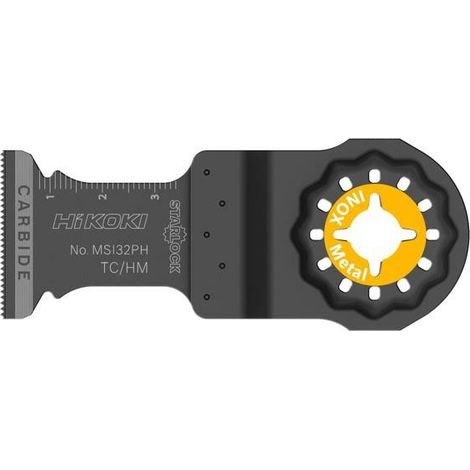 Hitachi Accesorios - Hitachi 782702 Starlock Multitool Blad - 32 X 40 mm - Rvs 1St