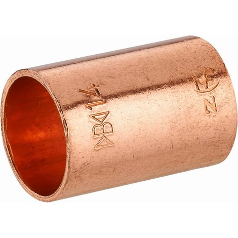 Kupfer Lötmuffe doppelt weiblich gleich NOYON & THIEBAULT - Ø 14 mm - 918-14L1