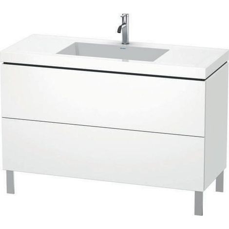 Duravit L-Cube c-bonded Set stehend, 2 Schubkästen, ohne (1/4)