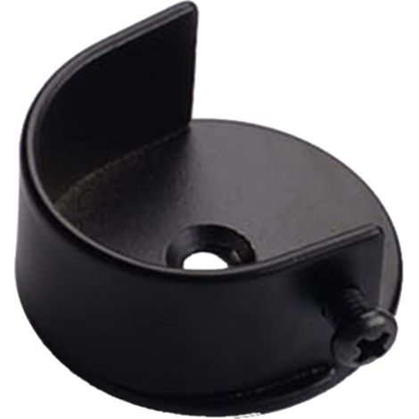 1 Pièce Rideau Tringle à Vêtements Pôle Décoratif/embouts De Tige Extrémités Têtes Noires (1/5)