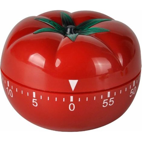 Minuteur de cuisine mécanique - compte à rebours - minuteur Pomodoro - fixation magnétique (1/5)