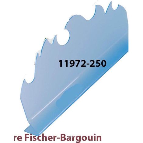 Separateur altuglass Vague bleue L 75 cm H 32 cm