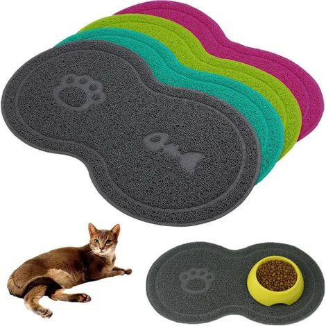 Filiyano-Tapis d'alimentation pour animaux, en forme de nuage, idéal pour les chatons. Tapis mignon en silicone pour gamelle de chien. Accessoires (1/5)
