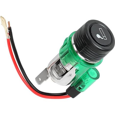 SHINING HOUSEAccessoires de voiture prise allume-cigare, prise allume-cigare, adaptateur allume-cigare de voiture, prise de courant étanche 12V, adaptée aux voitures, bateaux, camions, camping-cars, m