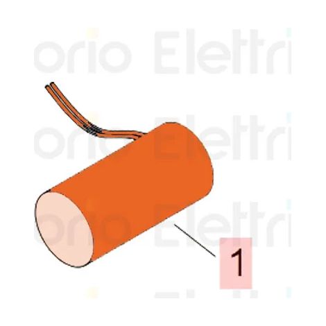 faac pièce détachée cnd pp 20mf 400vac câbles 200mm sans vis7601395 (1/3)