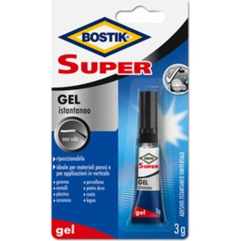 12 x BOSTIK SUPER GEL ISTANTANEO 3 G BLISTER