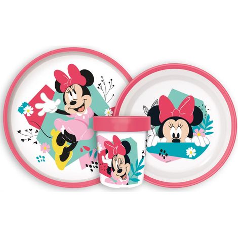 Minnie Maus Schüssel, rutschfester Teller, Deep Disney (1/3)