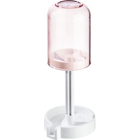 Tasse À Brossage À Dents - Support Pour Brosse À Dents Électrique Et Manuelle - Avec Couvercle Fonctionnel Pour Rincage Et Bains De Bouche - 22 x 9,8 x 8,8 cm - 1 Pièce (1/3)