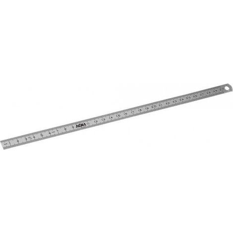 Regla acero inoxidabl flexible milimetrada 030cm 31-054 acha