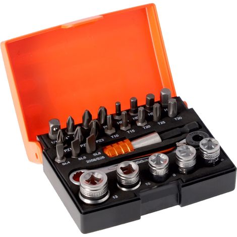 Bahco 2058S26 Ratchet Socket Bit Set 26-Piece