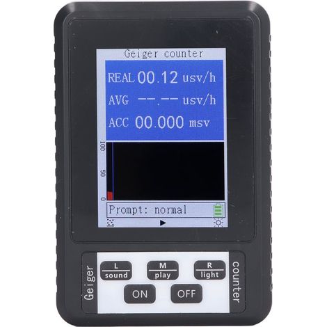Détecteur de Rayonnement Nucléaire Portable - Compteur Geiger pour Rayons Bêta, Gamma et X (1/5)