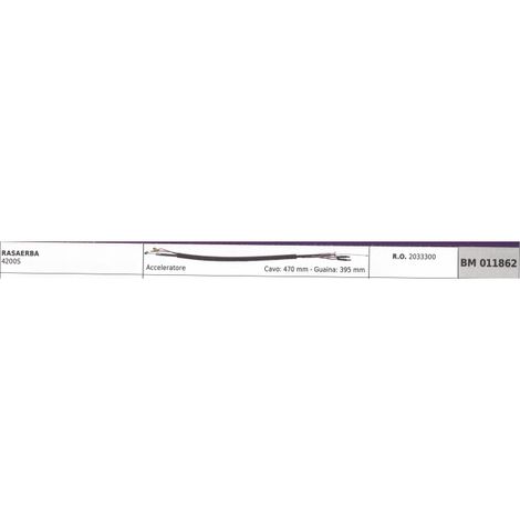 TAYA cortacésped 4200S cable acelerador 470 mm cable 395 mm funda 2033300