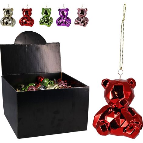 Orso pendente 7 cm modello assortito PERAGA CHRISTMAS