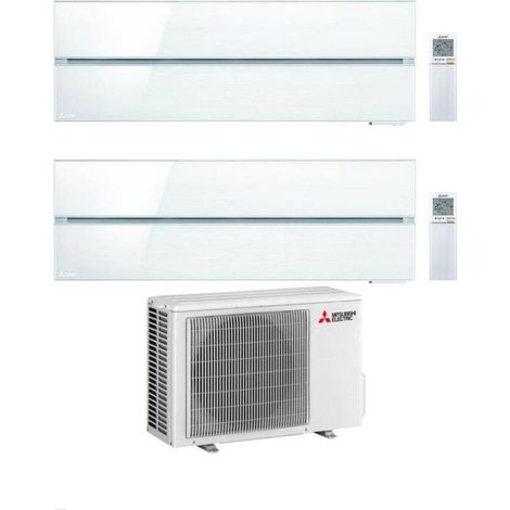 Climatiseur Mitsubishi Dual Split Kirigamine MSZ-LN Blanc 9+12 avec MXZ-2F42VF4 Inverter R-32 Wi-Fi Classe A+++