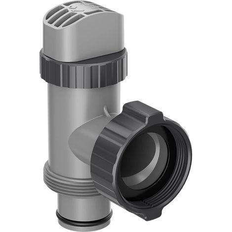 Valve à piston compatible avec les pièces et accessoires de piscine Intex, valve de remplacement marche/arrêt pour piscine hors sol et pompe de filtration (1 unité) (1/5)