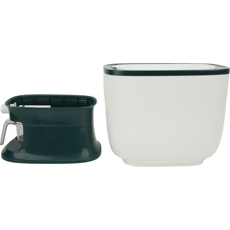 Distributeur de riz domestique grande capacité à rebond automatique, récipient de stockage de céréales avec gobelet vert (1/5)
