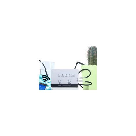 contrôleur d'Eau Intelligent pour l'app IOS ou Android, WiFi accédez à Vos appareils à Distance, Programmateur Arrosage Automatique pour Plantes D'IntéRieur avec Tuyau de 10 Mètres
