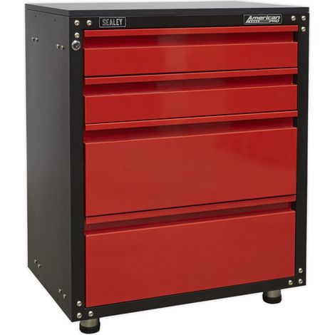 Sealey Modular 4 Drawer Cabinet with Worktop 665mm APMS84