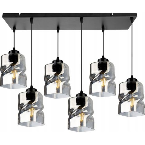 Lámpara de techo colgante de cristal moderna (1/5)