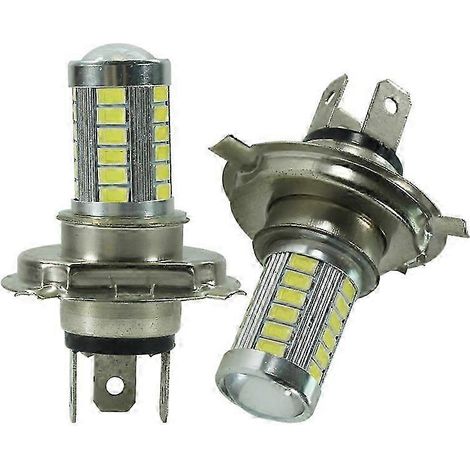 Ampoules LED H4 H8 H11 pour phares de voitures, camions et motos, compatibles Canbus, 12 V, 24 V et 36 V, super 4 W, feux de jour pour voiture, 12/24 volts. (1/5)