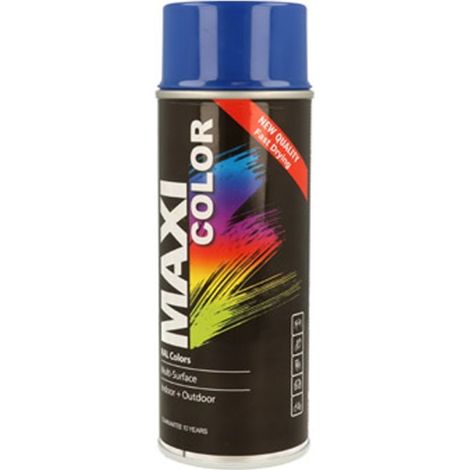 BARNIZ ACRÍLICO AZUL ULTRA BRILLO MAXICOLOR RAL5002 400ml SPRAY MOTIP