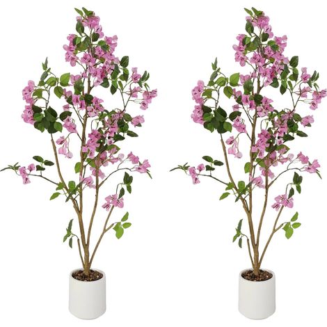 Bougainvillea artificiale, design realistico, decorazione d'interni, rosa (1/2)