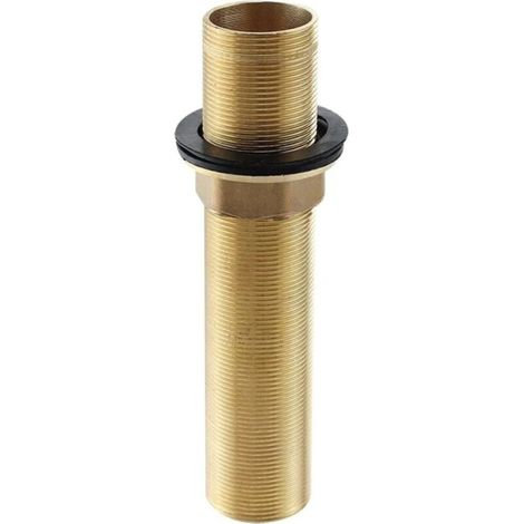 (15 x 3 x 3 cm) Robinet mitigeur universel pour évier de cuisine, jaune, kit d'extension de filetage 150 mm - Tige de montage allongée - Trou unique de 15 cm de long (1/3)