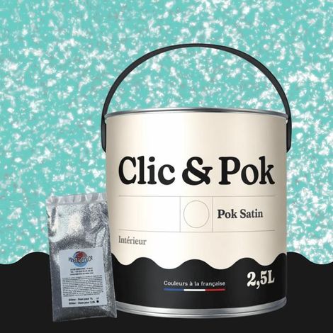 Peinture Effet Pailleté pour Murs & Plafonds - POK PAILLETTE - 2,5L - Majorque (1/4)