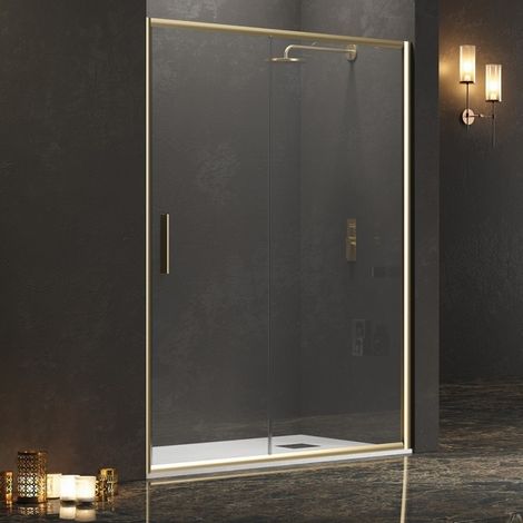 Nicchia doccia 130 cm colore oro opaco KEF4000 kamalu (1/4)