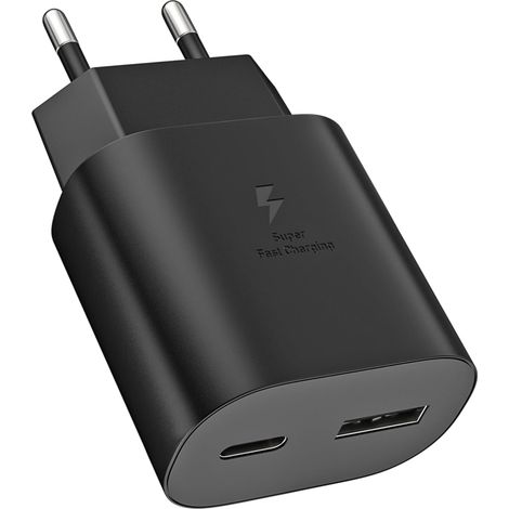 25W USBC Chargeur Rapide 2Port PD+QC Chargeur Multi pour Samsung Galaxy S26 (1/5)