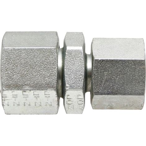 Connettore filettato dritto GA 1/2 FS-BSP x 1/2 FS-BSP 27 mm GRANITO (1/2)
