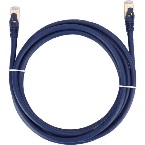 Câble Ethernet Cat8 RJ45 mâle SFTP 40 Gbit/s de 3 m / 9,84 pi pour routeur ou ordinateur portable