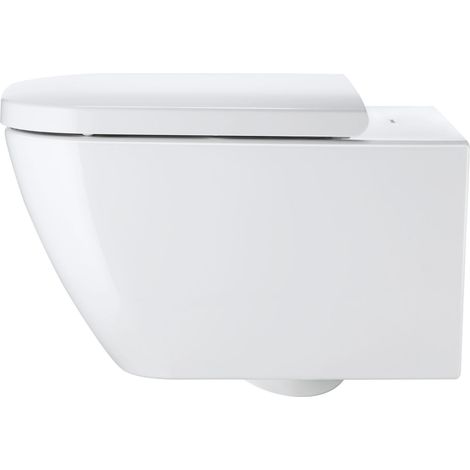WC suspendu Duravit Happy D.2, à fond creux, sans bord, 540mm, (1/5)