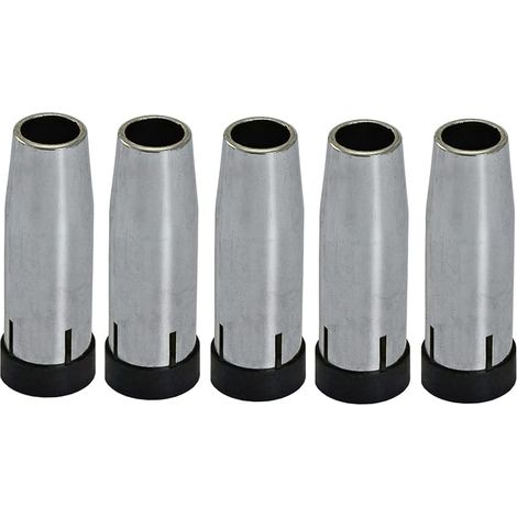 Bouches de protection coniques pour torche de soudure MIG MAG, 145.0080, en Laiton, épaisseur de paroi 1,5 mm, pour torche de soudure 24KD MB24 CO2 5 pièces (1/5)