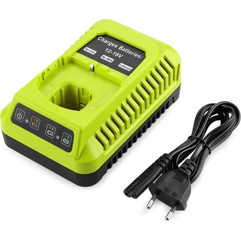 Chargeur RYOBI de remplacement 12V-18V P117 P108 batterie nickel lithium 3A chargeur rapide