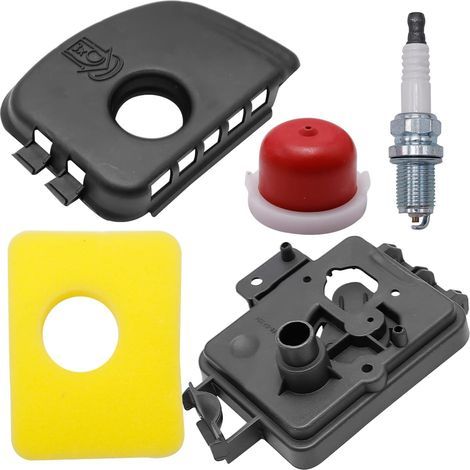 Couvercle de filtre à air 595660, base de filtre à air 595663, filtre en mousse de remplacement pour filtre à air 799579 pour moteurs des séries 450E, 500E, 550E et 550EX (1/4)