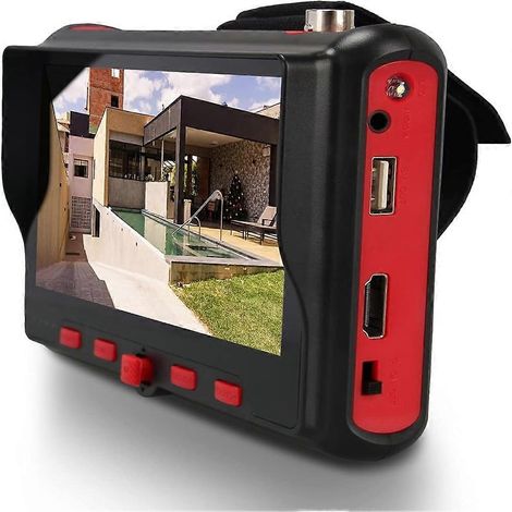 Testeur de caméra portable au poignet, moniteur LCD 5 pouces, entrées HDMI et VGA, outil de dépannage pour caméras. (1/5)