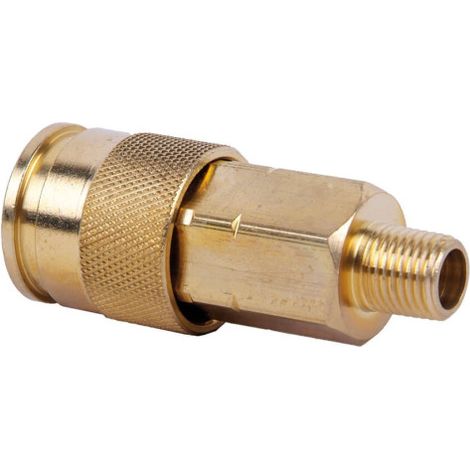 Enchufe rápido rosca macho de Gran Caudal 1/2" varias medidas                 Rosca 1/4"