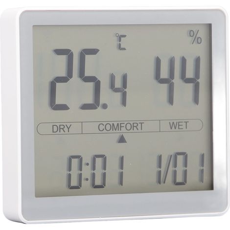 Thermomètre-hygromètre multifonction haute précision, grand écran, multimodes, grand écran. (1/5)