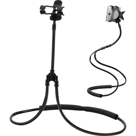 Support Téléphone Cou Flexible en U pour Téléphone Portable, Multi-Usage Angle Ajustable en Métal et Plastique, pour Vidéo et Assis (1/5)