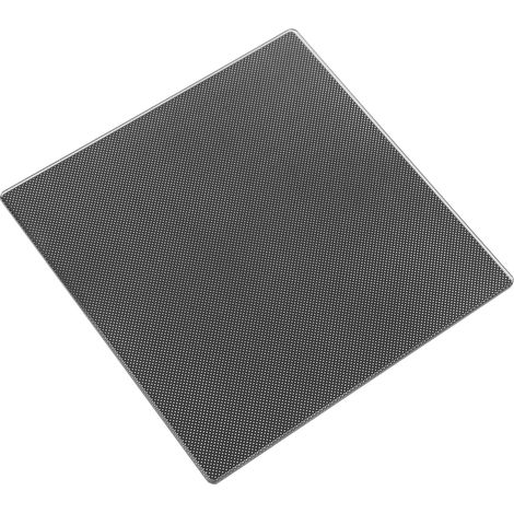 Plaque de verre trempé 150x150 mm pour impression 3D, surface micro-perforée, excellente adhérence et résistance thermique, plateau réutilisable. (1/5)